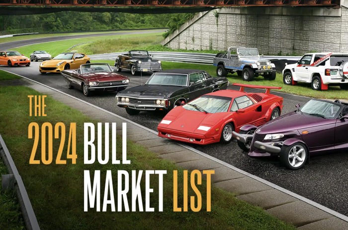 2024 Bull Market List: The 10 best collector cars to buy right now